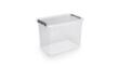 Aufbewahrungsbox ECO, transparent, Inhalt 72 l, Deckel