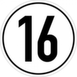 Geschwindigkeitsbegrenzung SafetyMarking® 16 km/h gemäß StVZO