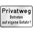 Schild SafetyMarking® zur Grundbesitzkennzeichnung