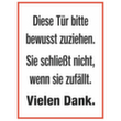 Türschild SafetyMarking® "Tür zuziehen"