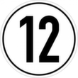 Geschwindigkeitsbegrenzung SafetyMarking® 12 km/h gemäß StVZO