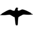 Aufkleber SafetyMarking® zum Vogelschutz, "Falke"