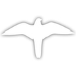 Aufkleber SafetyMarking® zum Vogelschutz, "Falke"