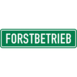 Kfz-Hinweisschild SafetyMarking®, "Forstbetrieb"