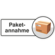 Hinweisschild SafetyMarking®, "Paketannahme"