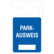 Parkausweis-Anhänger SafetyMarking®, Parkausweis-Anhänger