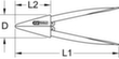 KS Tools Bleirohr-Aufweitzange Technische Zeichnung 1 S