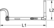 KS Tools Standhahn-Mutternschlüssel Ø 10-32mm Technische Zeichnung 1 S