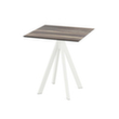 VEBA Bistrotisch Essentials Infinity, Breite x Tiefe 700 x 700 mm, Platte Tropical Wood