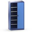 Thurmetall Elektro-Flügeltürenschrank, NCS S 4040-R70 B Taubenblau/NCS S 1060-R80B Hellblau