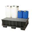 PE-Auffangwanne für 2x200-Liter-Fässer