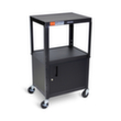 Robuster Beistellwagen für elektronische Geräte