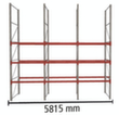 META Palettenregal MULTIPAL für 24 Paletten, 5815 mm breit, 4 Lagerebenen