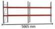 META Palettenregal MULTIPAL für 12 Paletten, 5665 mm breit, 3 Lagerebenen