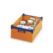 Stapelbox, orange, Inhalt 18 l
