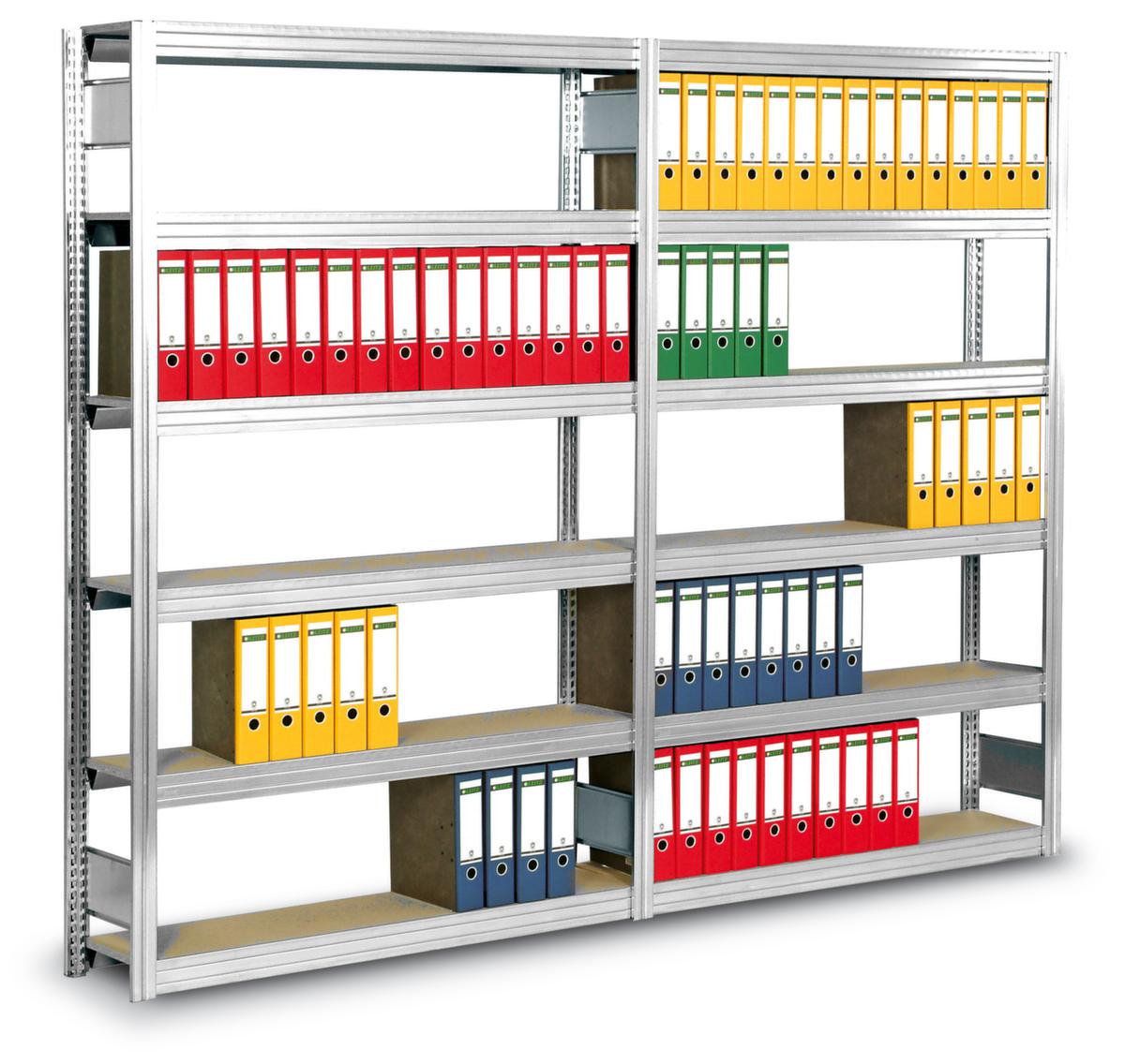 regalwerk Spanplatten-Steckregal mit Tiefenriegel Standard 1 ZOOM