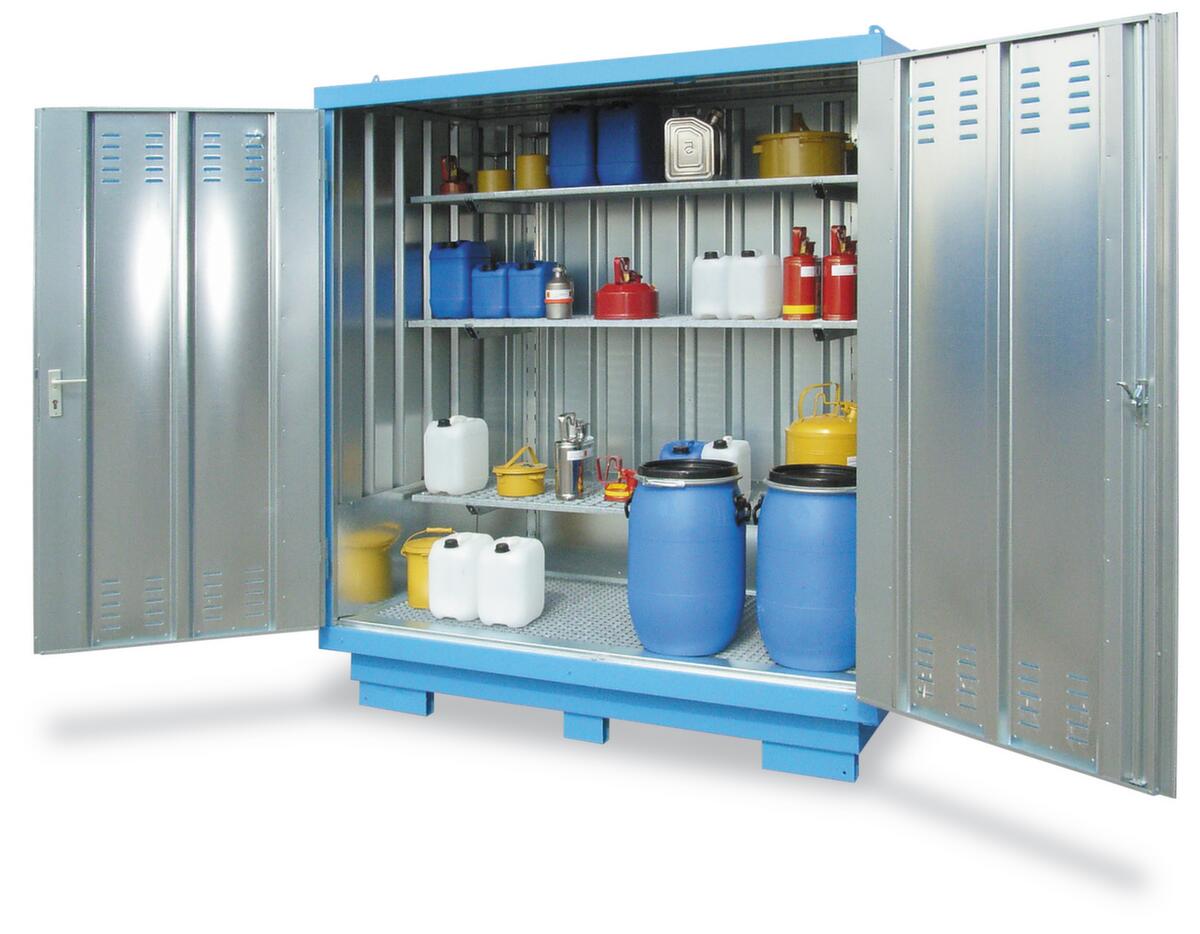 Lacont Gefahrstoff-Container fertig montiert Milieu 2 ZOOM