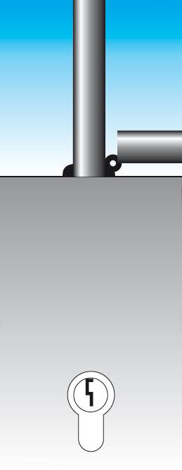 Sperrpfosten mit spitzem Kopf Detail 4 ZOOM