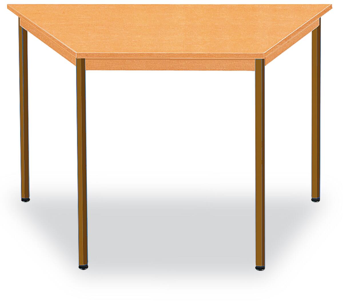 Vierkantrohr-Mehrzwecktisch mit verschiedenen Plattenformen Standard 2 ZOOM