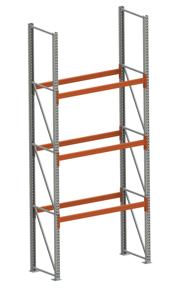 META Palettenregal MULTIPAL für 4 Paletten, 1825 mm breit, 4 Lagerebenen