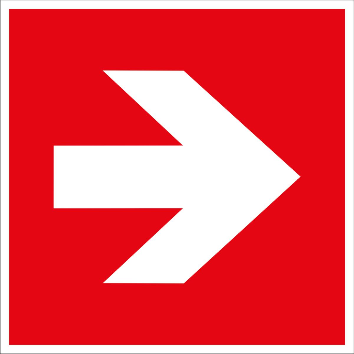 Langnachleuchtendes Brandschutzschild Standard 7 ZOOM