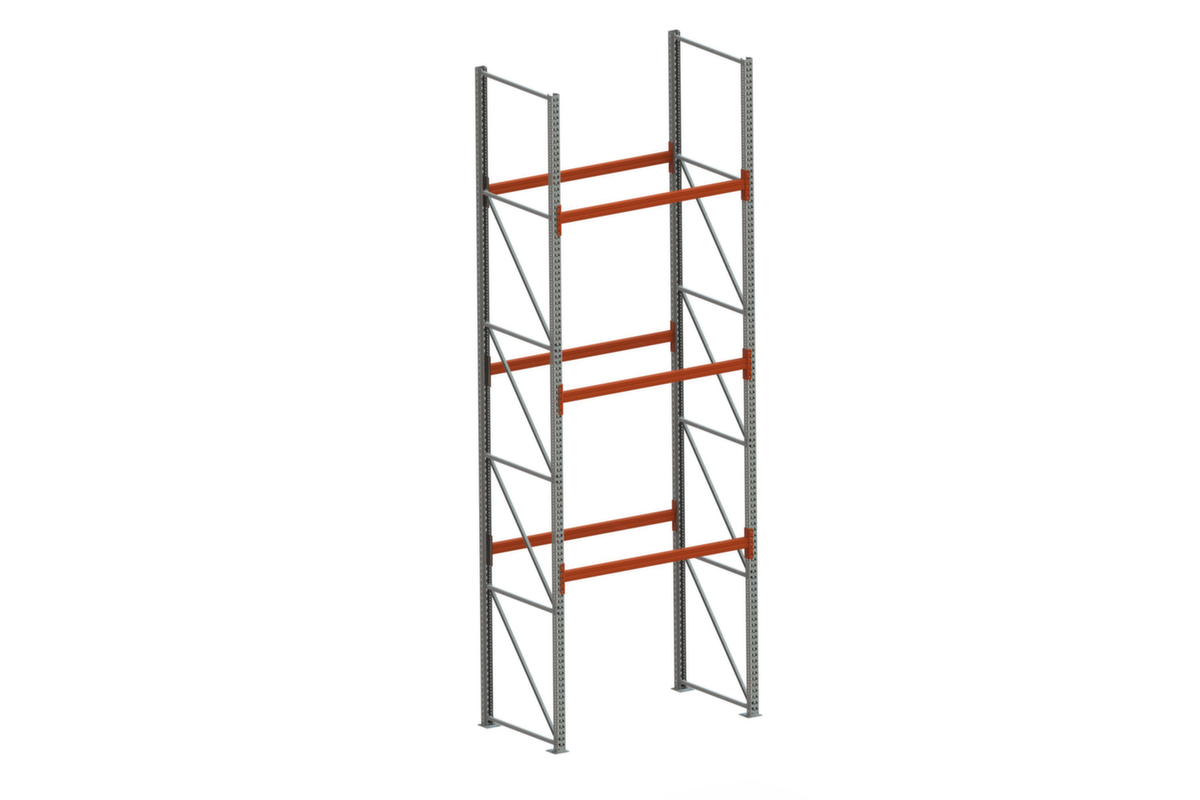 META Palettenregal MULTIPAL für 8 Paletten, 1825 mm breit, 4 Lagerebenen