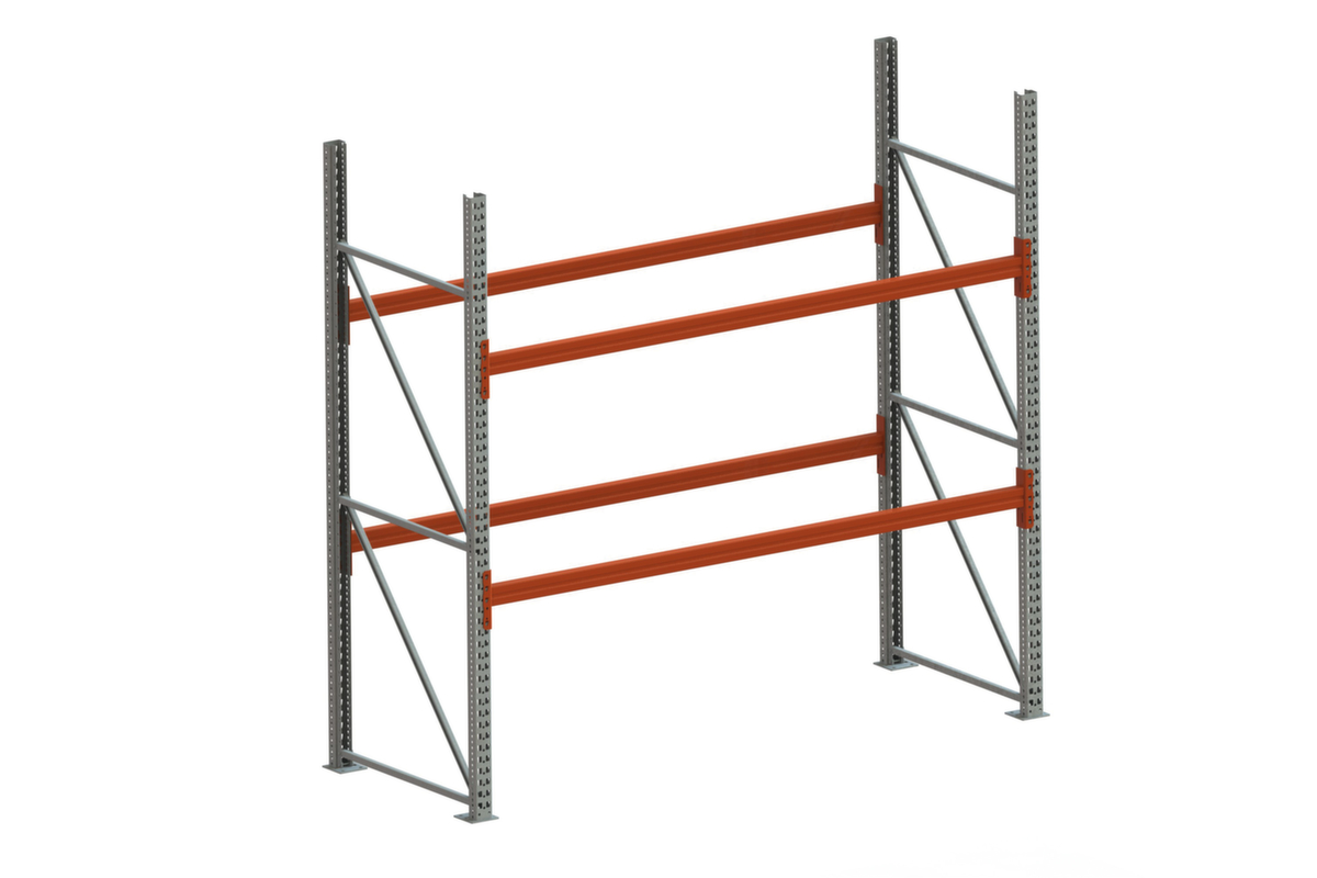 META Palettenregal MULTIPAL für 9 Paletten, 2870 mm breit, 3 Lagerebenen