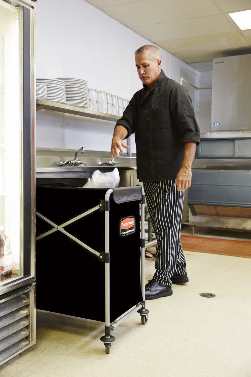 Rubbermaid Klappbarer Wäschewagen X-Cart Milieu 4 ZOOM