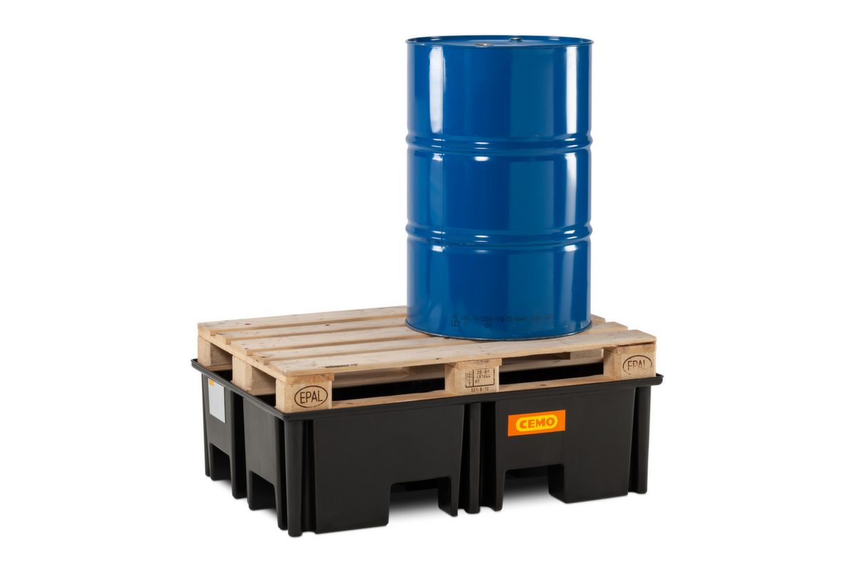 Cemo PE-Auffangwanne im Europalettenmaß Milieu 2 ZOOM