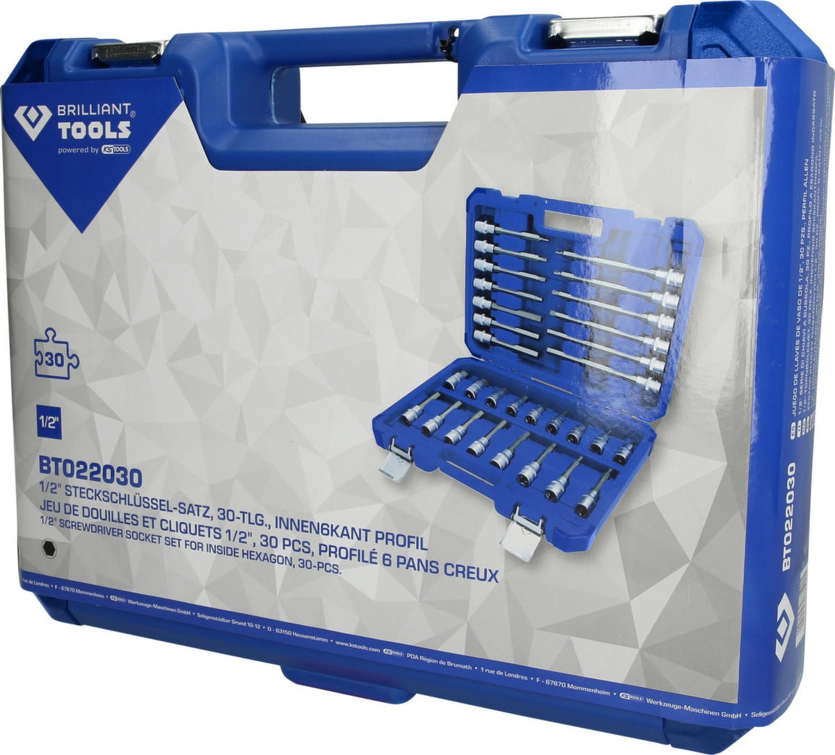 Brilliant Tools 1/2" Steckschlüssel-Satz Standard 6 ZOOM