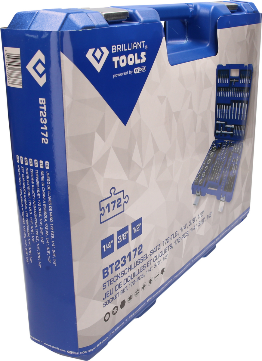 Brilliant Tools Steckschlüssel-Satz Standard 10 ZOOM