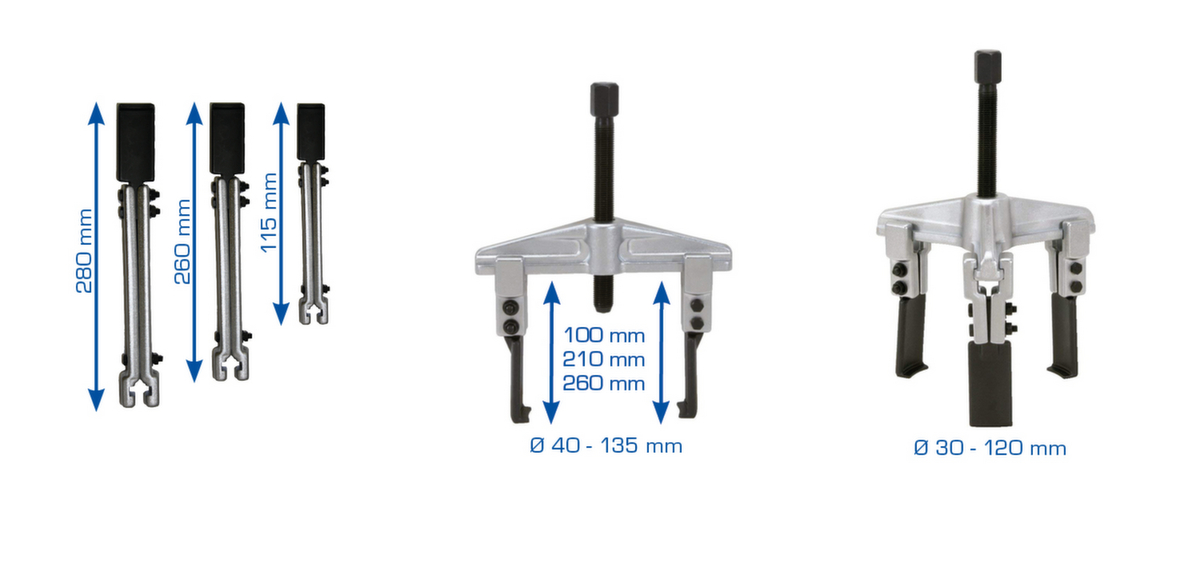 Brilliant Tools Universal-Abzieher-Satz Standard 10 ZOOM