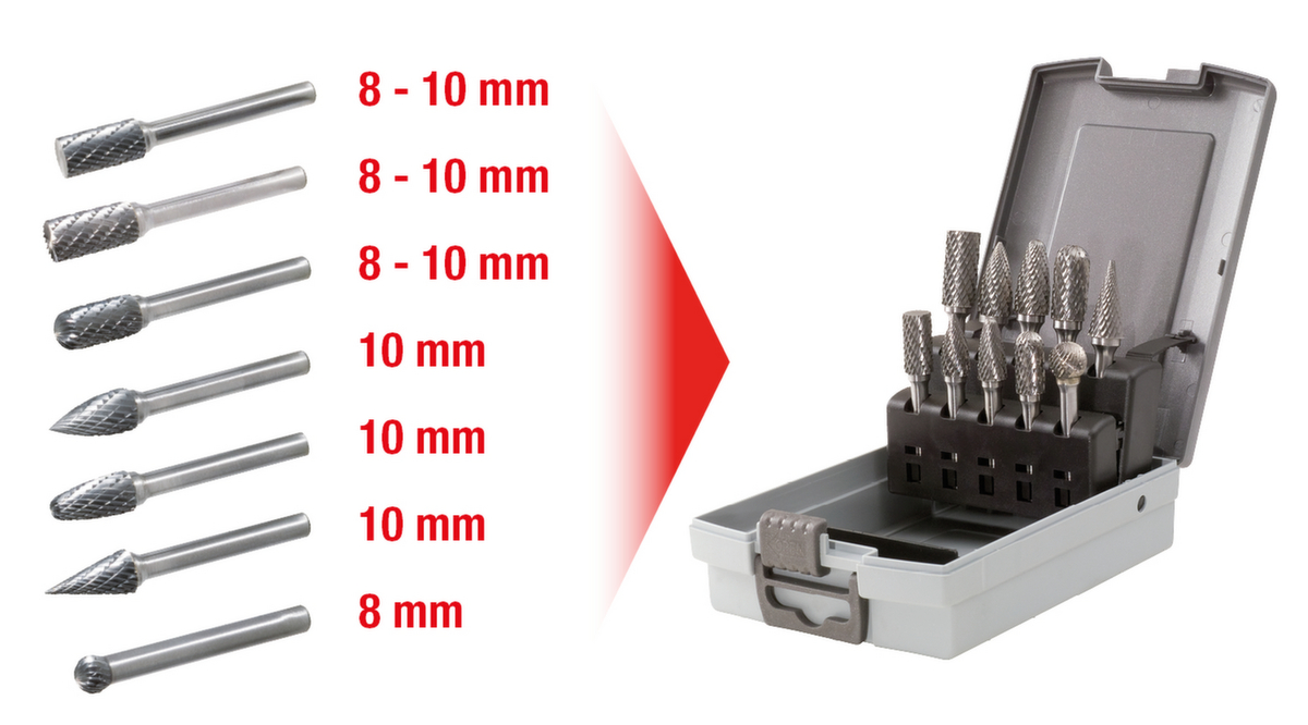 KS Tools HM Frässtift-Satz Standard 2 ZOOM