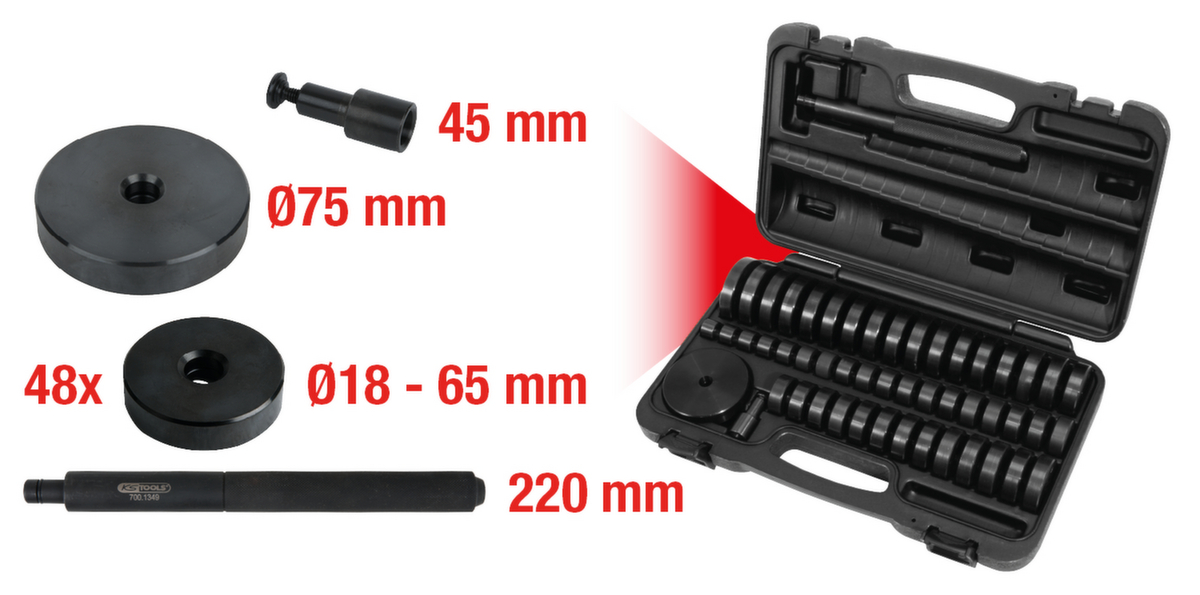 KS Tools Universal-Lager- und Buchsentreiber-Satz Standard 2 ZOOM