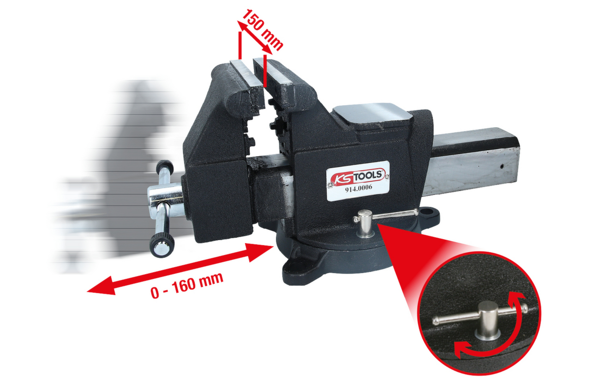 KS Tools Parallel-Schraubstock