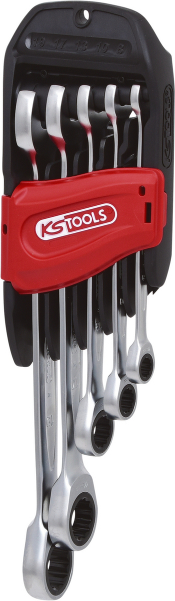 KS Tools GEARplus Ratschenringmaulschlüssel-Satz Standard 6 ZOOM