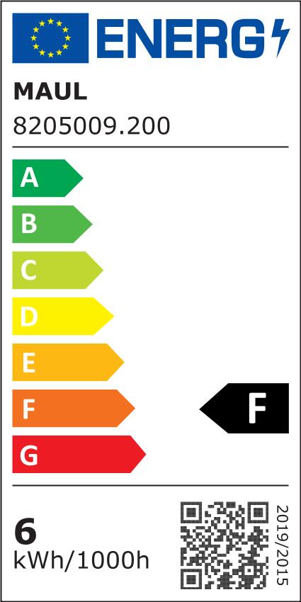 MAUL Dimmbare LED-Schreibtischleuchte MAULgrace colour vario, Licht tageslicht- bis warmweiß, silber Technische Zeichnung 1 ZOOM