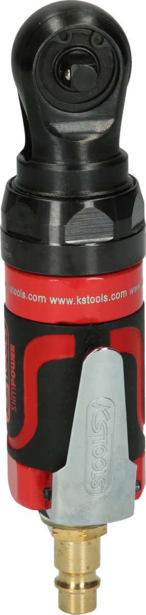 KS Tools 1/4" SlimPOWER Mini-Druckluft-Umschaltratsche 30Nm Standard 6 ZOOM