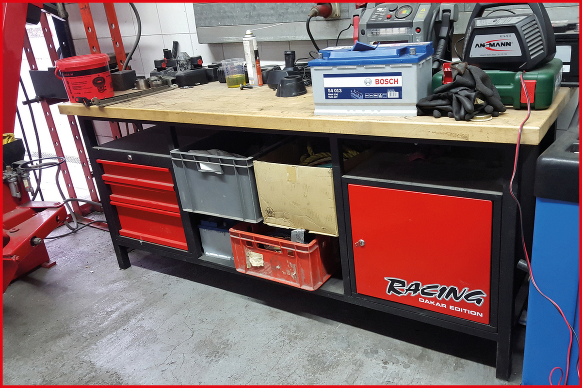 KS Tools XXL-Werkbank mit 3 Schubladen und 1 Tür Standard 6 ZOOM