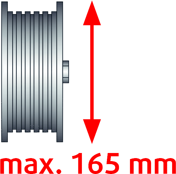 KS Tools Universal-Rillen-Riemenscheiben-Abzieher Ø 40-165 mm Standard 6 ZOOM