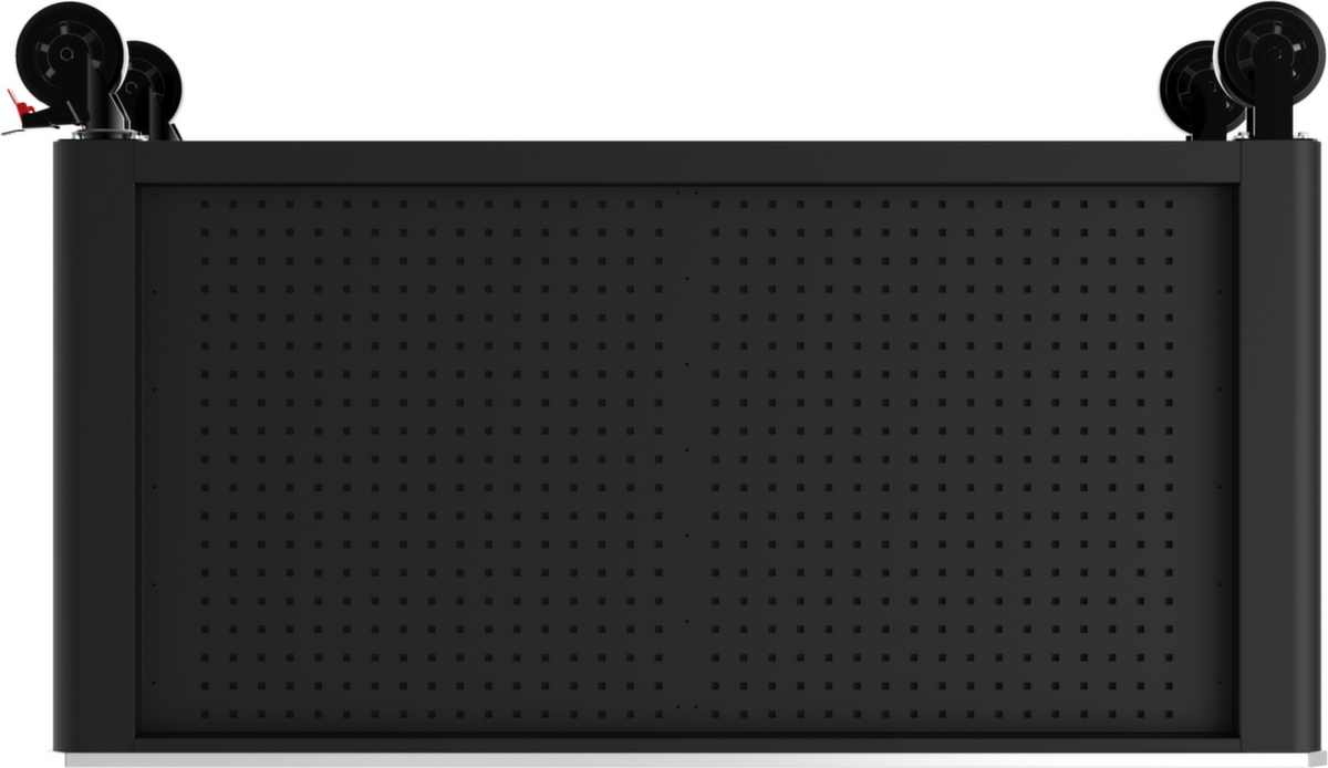 KS Tools PERFORMANCEplus P40 SCHWARZ/ROT Werkstattwagen mit 4 Schubladen Standard 8 ZOOM