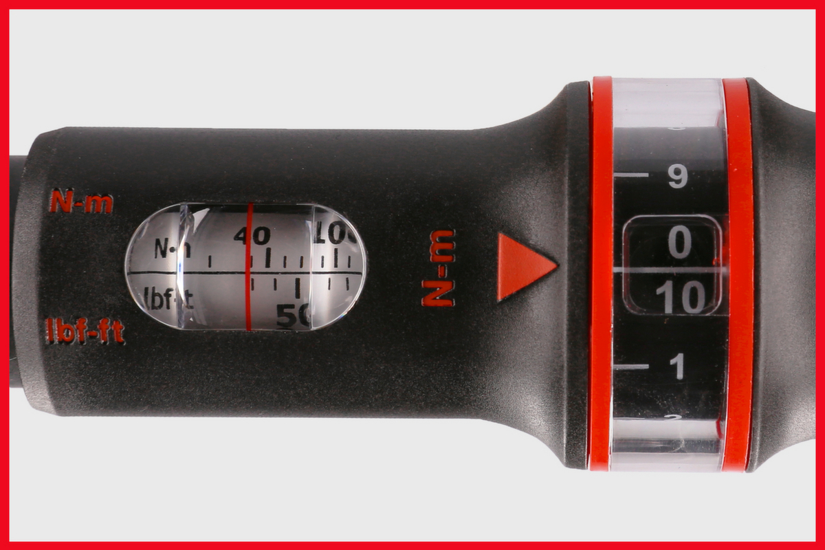 KS Tools 1/2" ERGOTORQUE®precision Ratschen-Drehmomentschlüssel Drehknopf Standard 9 ZOOM