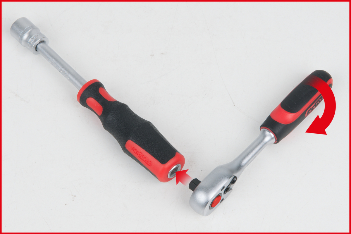 KS Tools 1/4"+3/8"+1/2" Steckschlüssel-Satz Standard 9 ZOOM