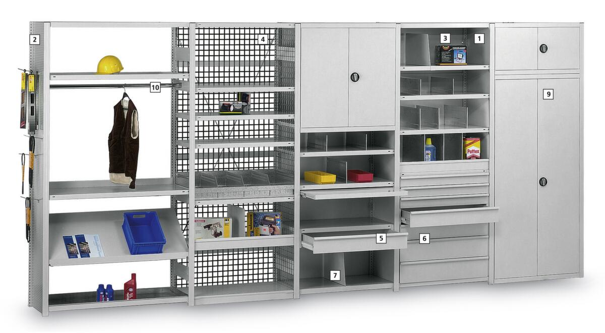 hofe System-Steckregal in Standard- bis schwerer Bauart Milieu 2 ZOOM