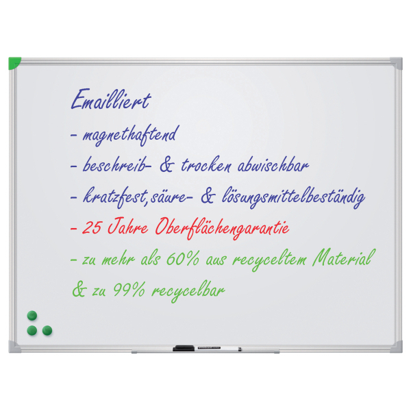 Franken Whiteboard U-Act!Line, Höhe x Breite 1200 x 1800 mm Milieu 1 ZOOM