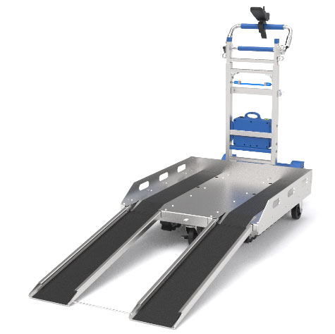 Auffahrschienen für elektrischen Treppensteiger Standard 1 ZOOM