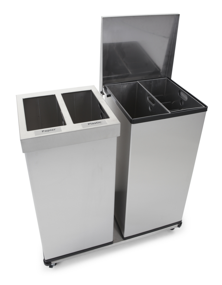 Wertstoffsammler Carro Lift mit Innenbehälter, 2 x 52,5 l Milieu 2 ZOOM