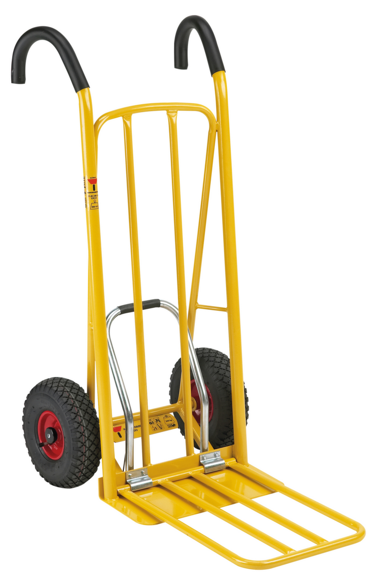 Kongamek Sackkarre mit Klappschaufel, Traglast 250 kg, Luft-Bereifung Standard 1 ZOOM