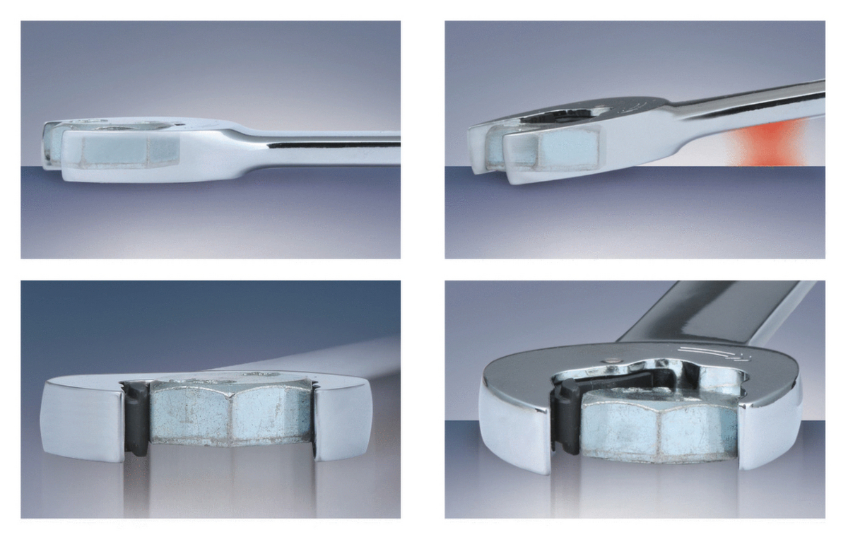 KS Tools DUO GEARplus Ringmaulschlüssel Milieu 1 ZOOM