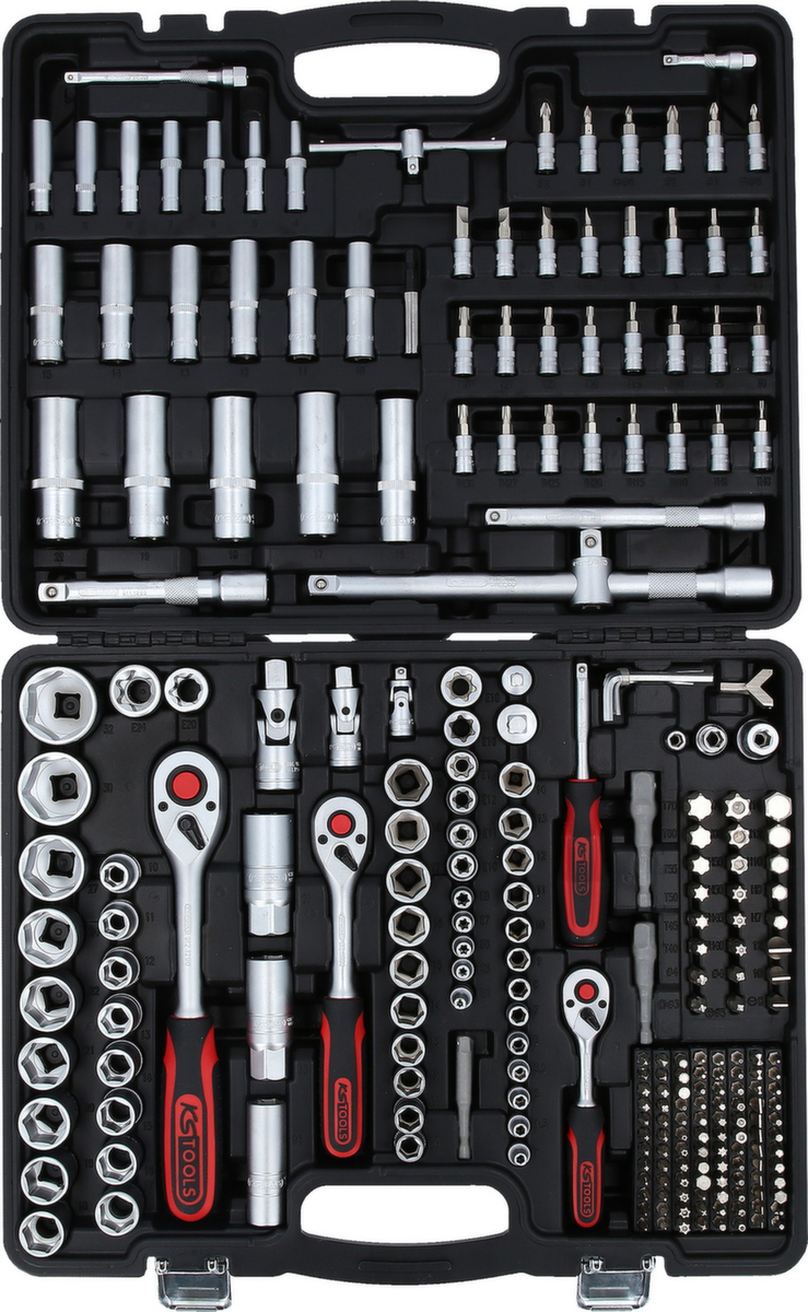 KS Tools 1/4"+3/8"+1/2" Steckschlüssel-Satz Standard 2 ZOOM